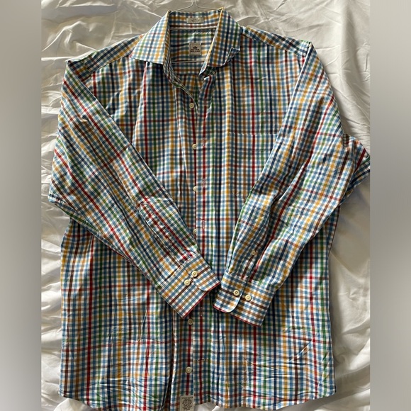 Men’s Peter Millar Button up LS - Picture 1 of 3